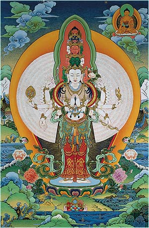 1000 armed Chenrezig 