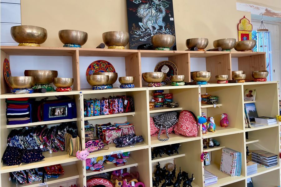 Boutique et ses bols tibétains